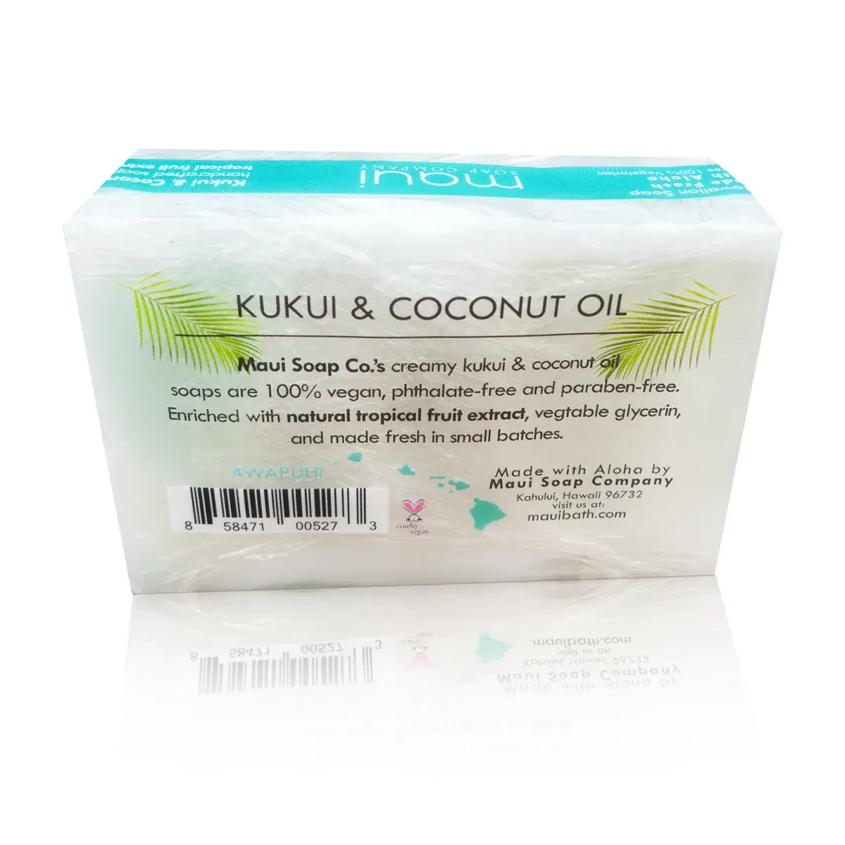 Awapuhi Bar Soap with Kukui & Coconut Oil 6oz - Image 3