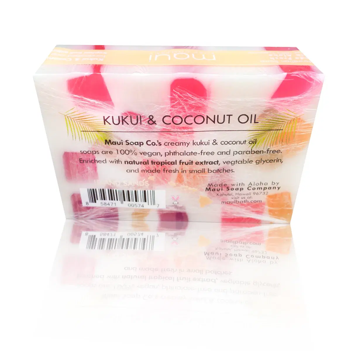 Island Sands Bar Soap with Kukui & Coconut Oil 6oz - Image 3