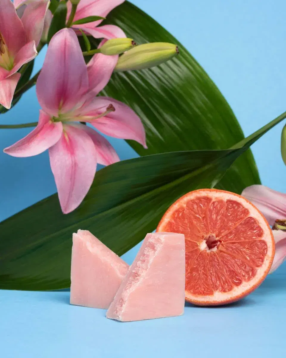 ROSE BAY Facial Soap Cleanser: Pink Sea Clay + Coconut Oil - Image 3
